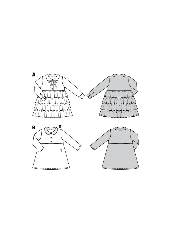 BD9332 Child's Dress pattern