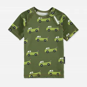 Beach & Bandits Just Cruisin Tee Pesto
