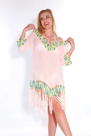 Beach Bunny Swimwear kaftan- Pink