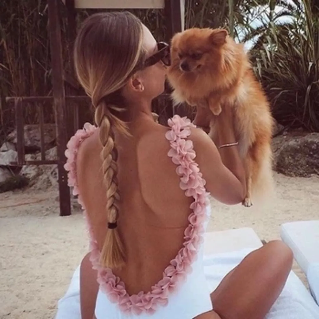 Beach Flower Swimwear set