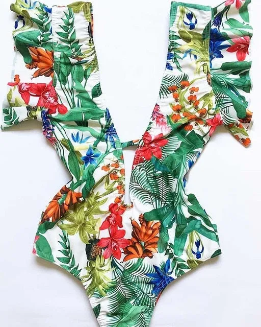Beach Ruffles Swimsuit