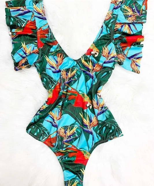 Beach Ruffles Swimsuit