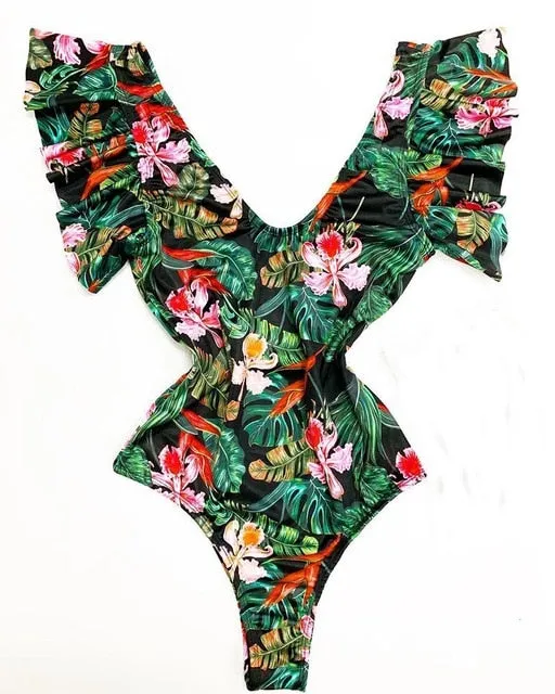 Beach Ruffles Swimsuit