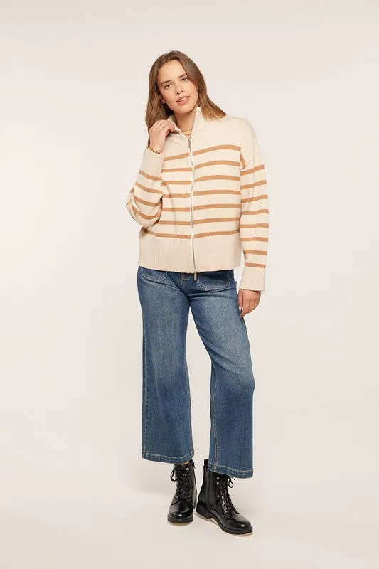 Beatrice Zip Up Sweater