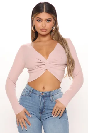 Been On My Mind Sweater - Blush