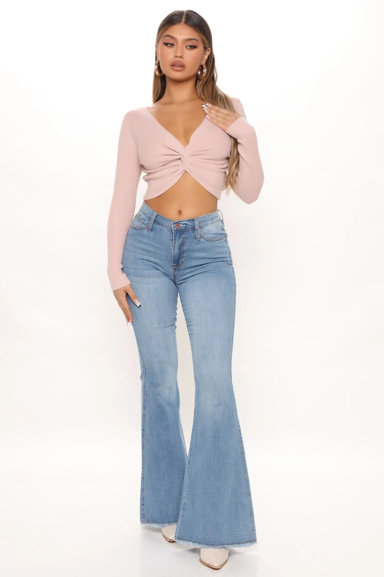 Been On My Mind Sweater - Blush