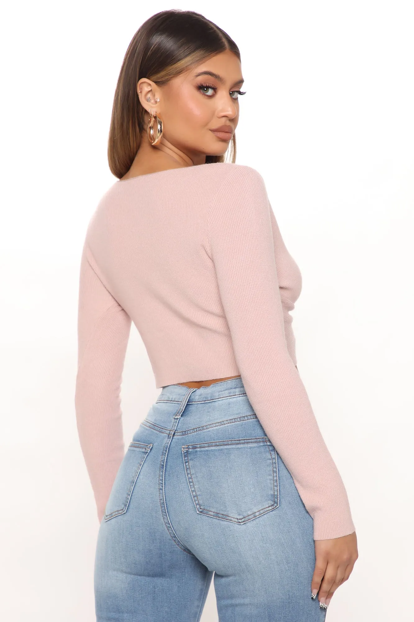 Been On My Mind Sweater - Blush