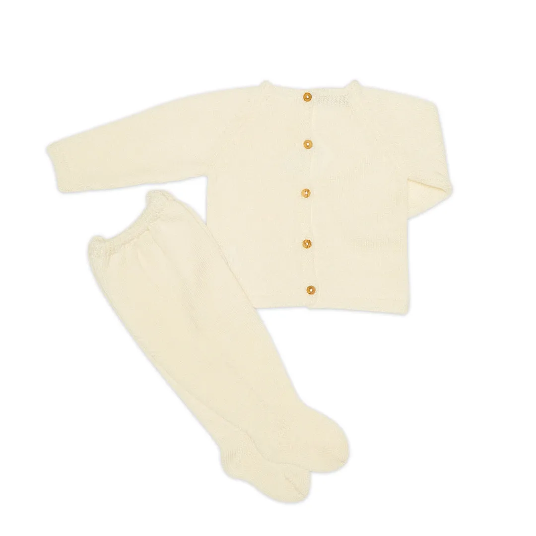 BEIGE ADEMARO BABY SET