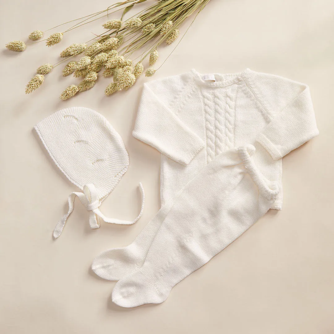 BEIGE ADEMARO BABY SET