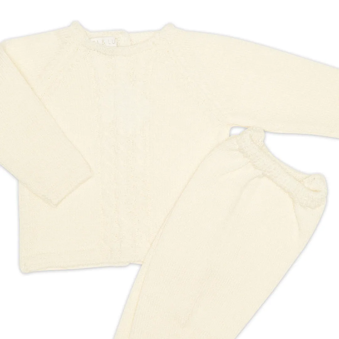 BEIGE ADEMARO BABY SET