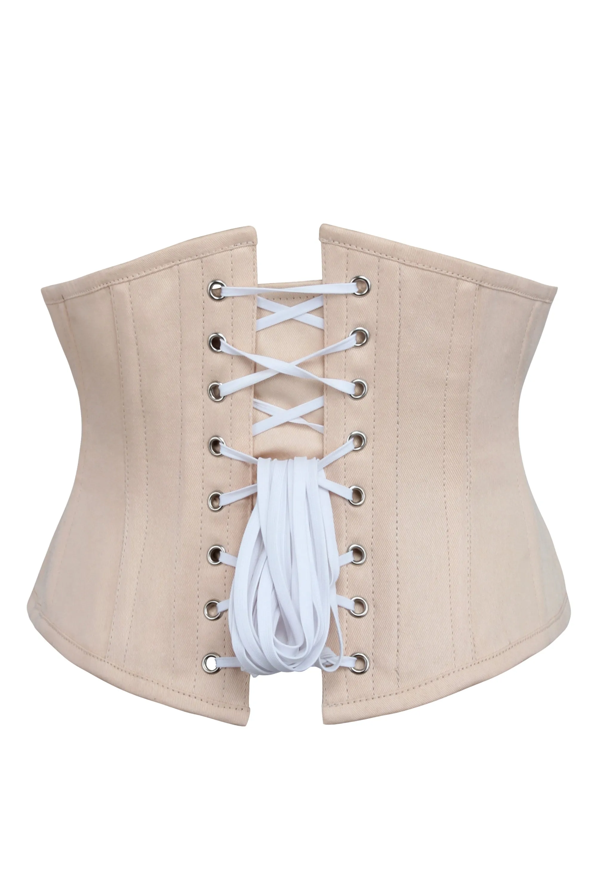 Beige Underbust Waspie Corset