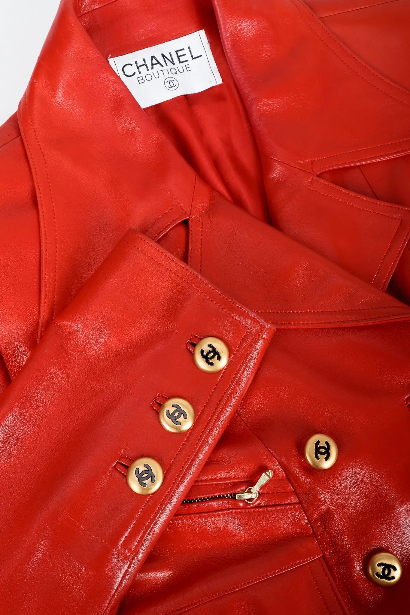 Belted Leather Jacket