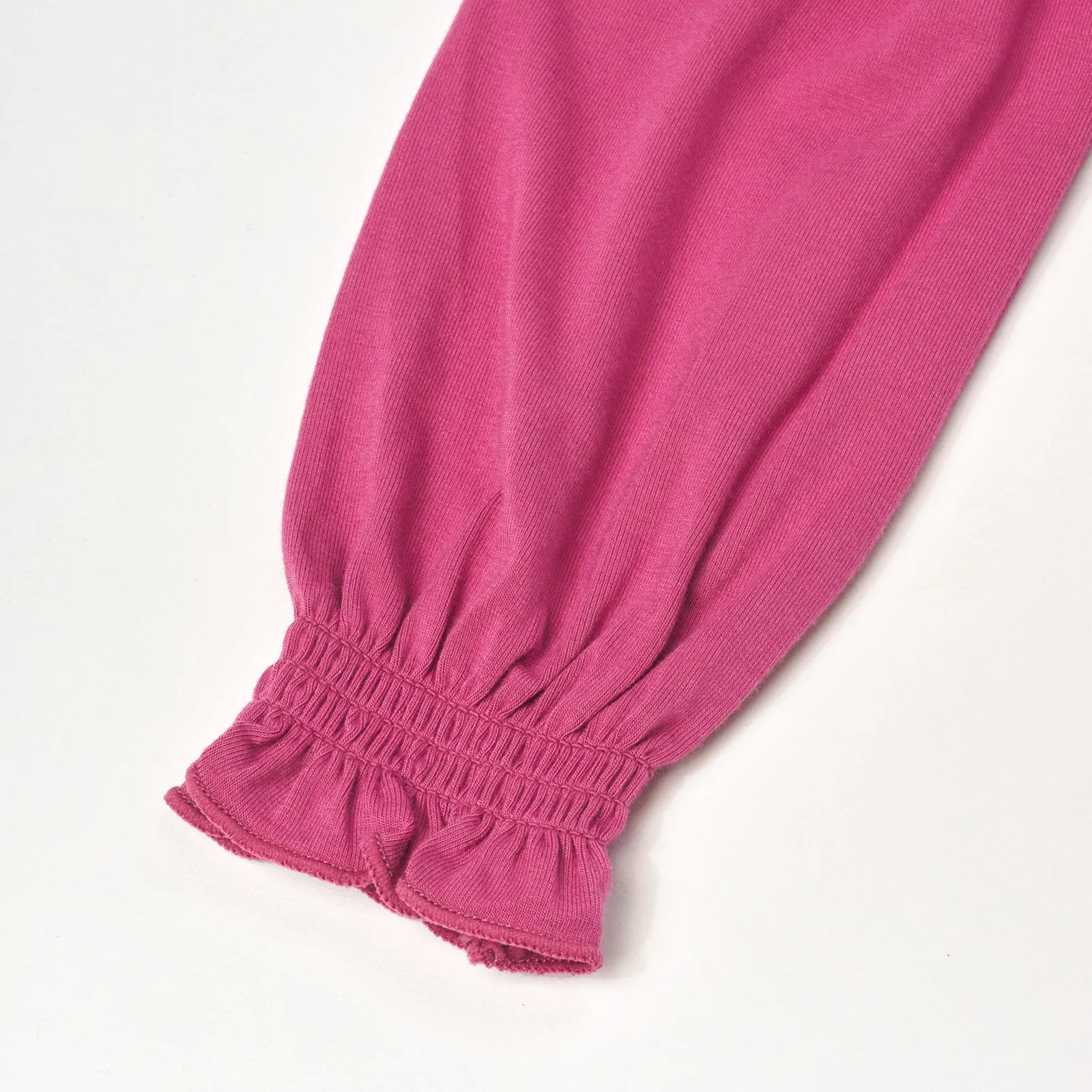 Berry Rose Smocked Peasant Top