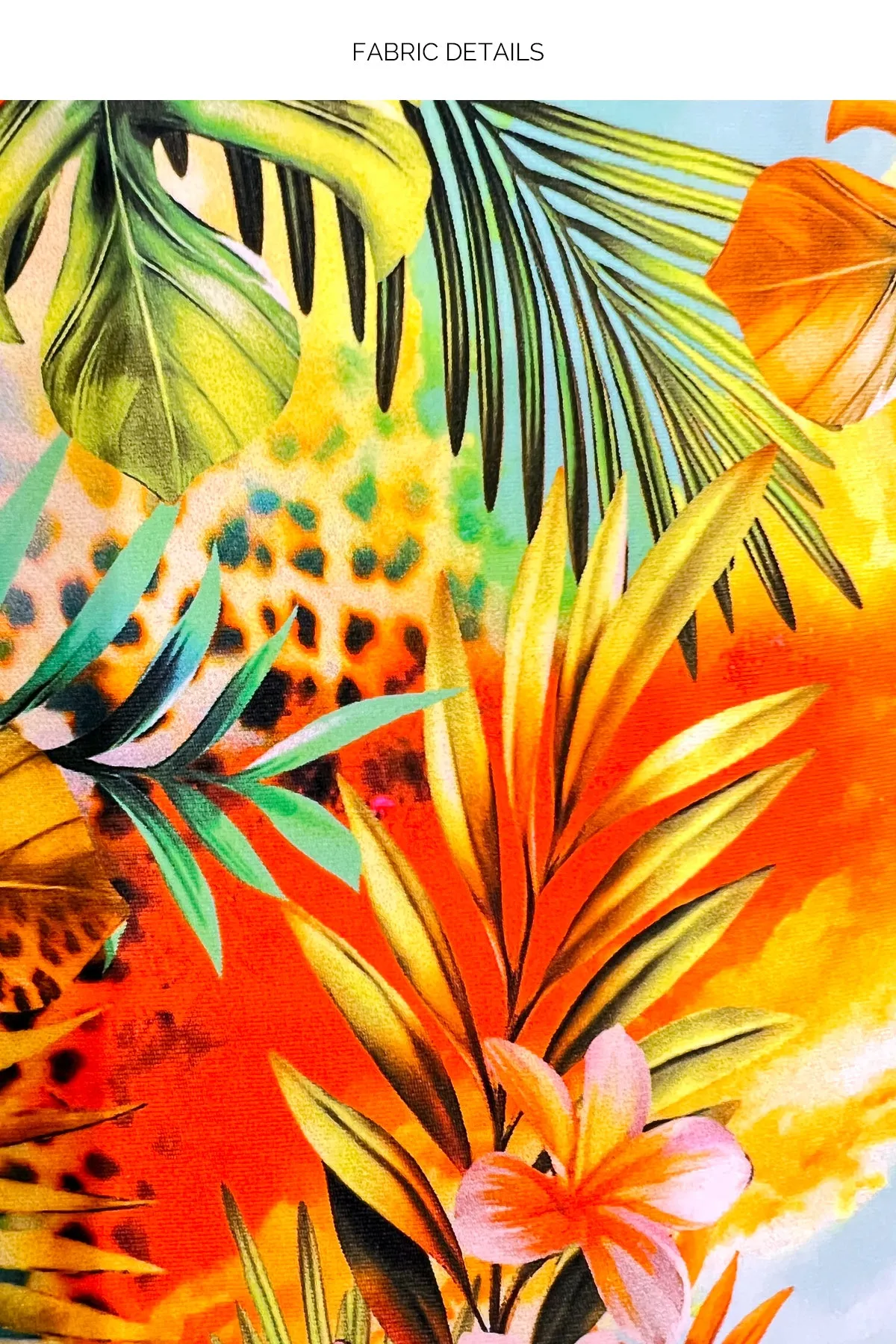 BIRDS OF PARADISE - Triangle Halter Top & High Leg Brazilian Bottom • Multicolor