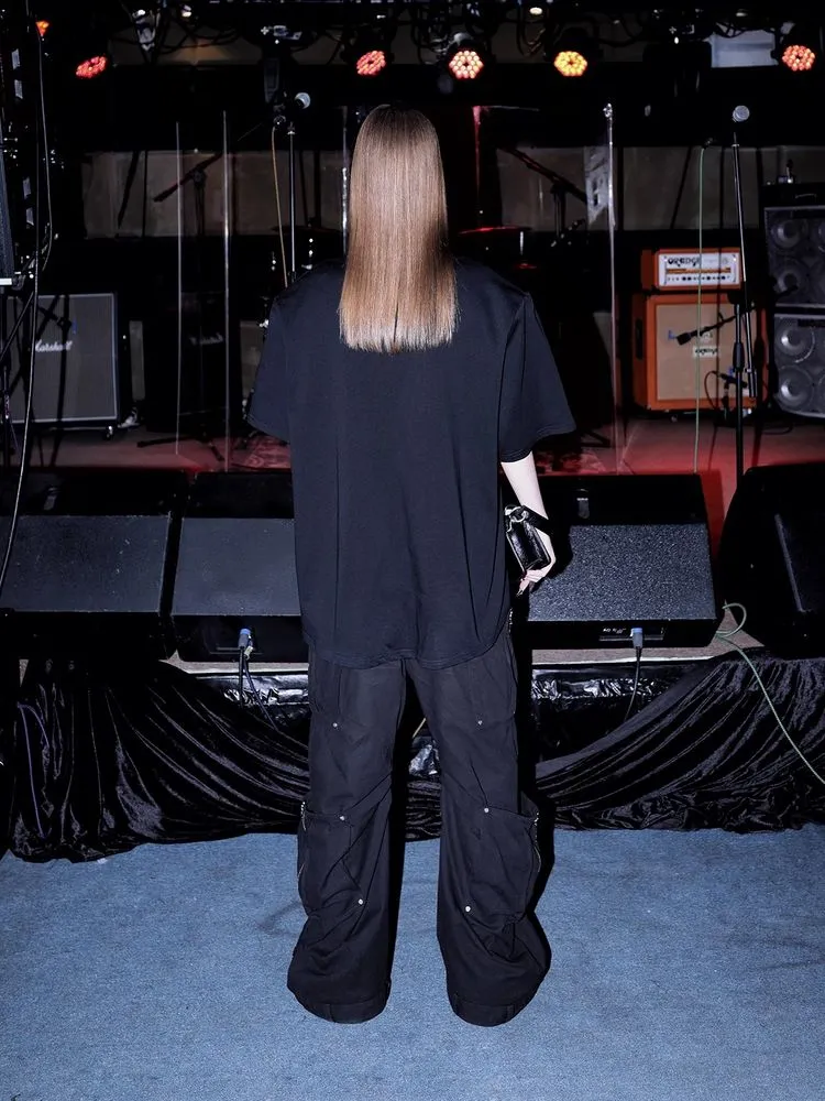 Black casual pants【s0000008703】