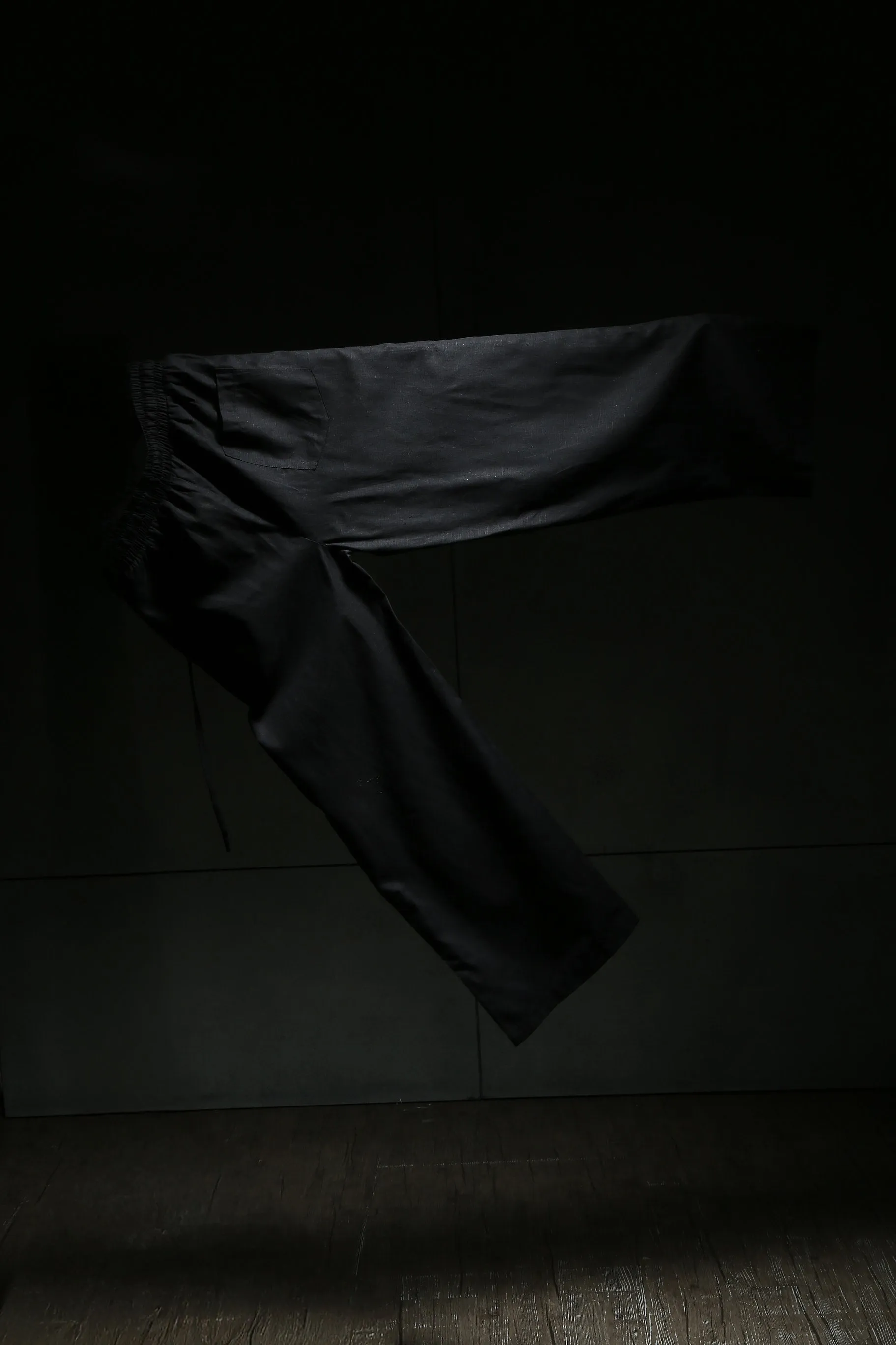 Black Linen Pant