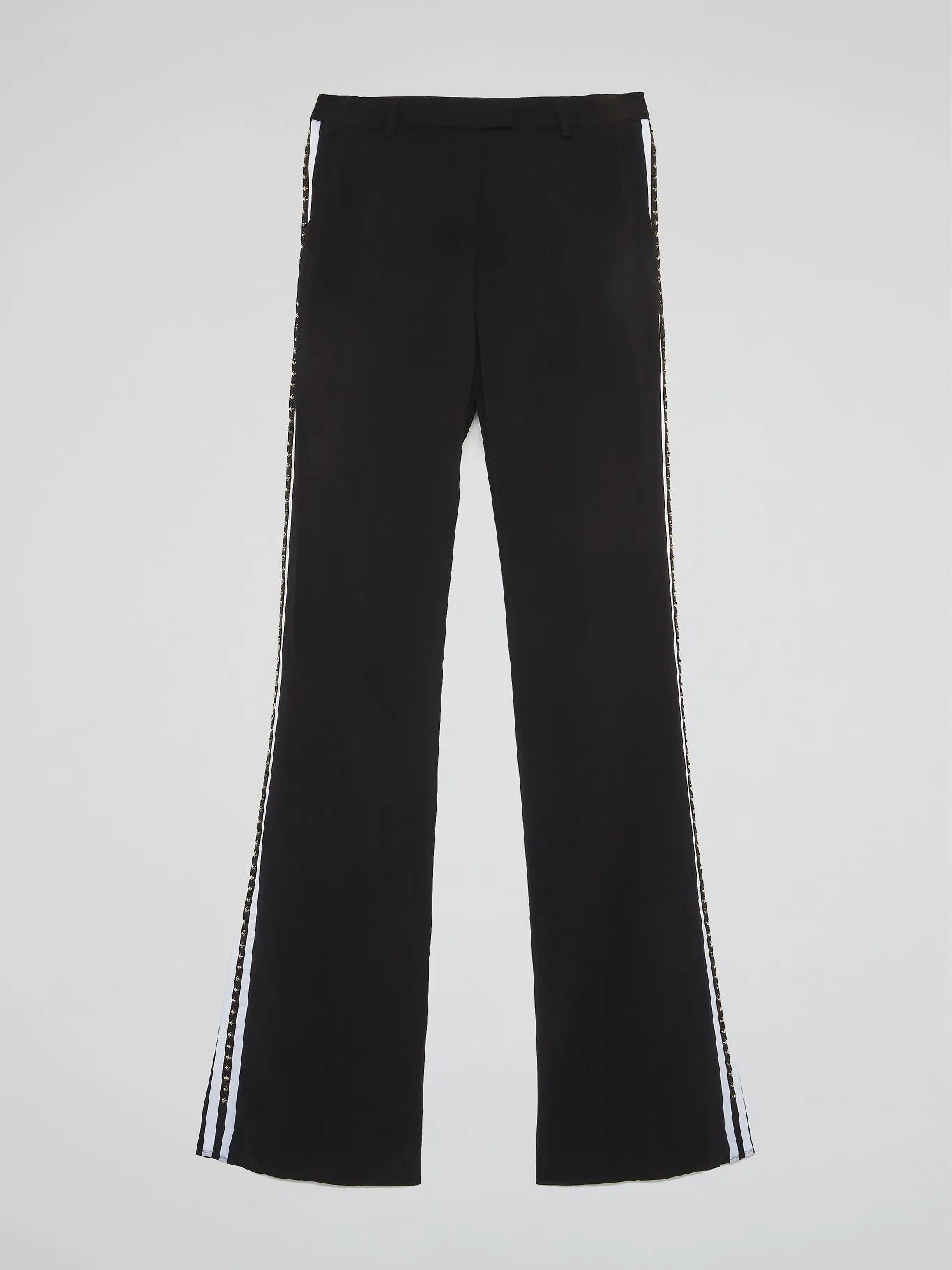 Black SIde Studded Bootcut Pants