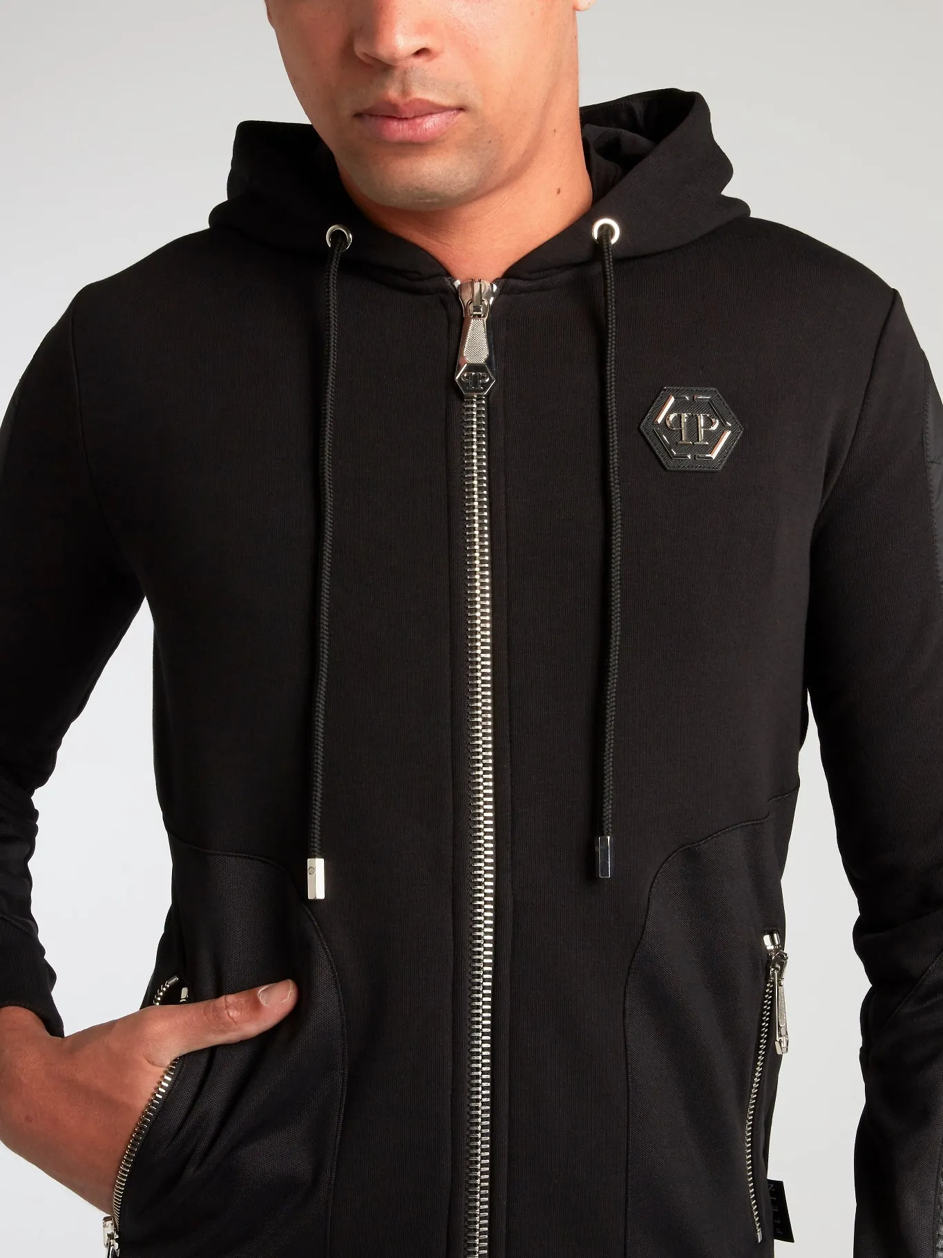 Black Strass Skull Jogging Jacket