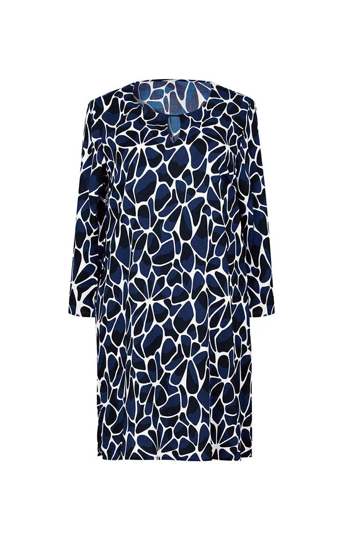 BLUE DEPTHS - SALLA - TUNIC- M4.8638