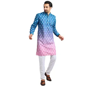Blushing Peach Pattern Kurta