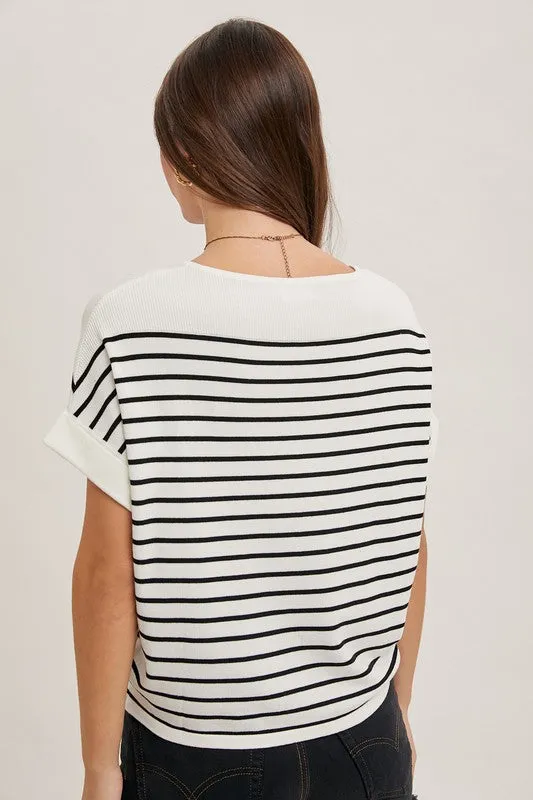 Boat Neck Beauty Top