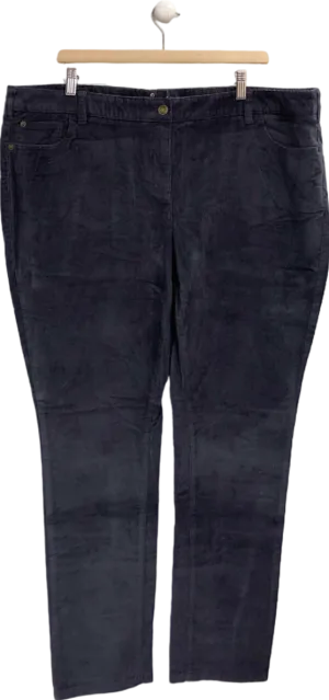 Boden Charcoal Corduroy Trousers UK 22L
