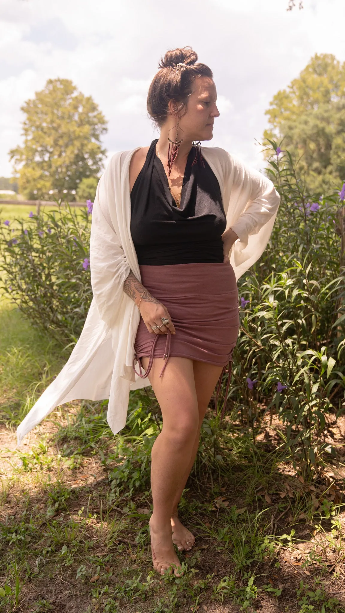 Bodhi Drip Kimono (Cropped)