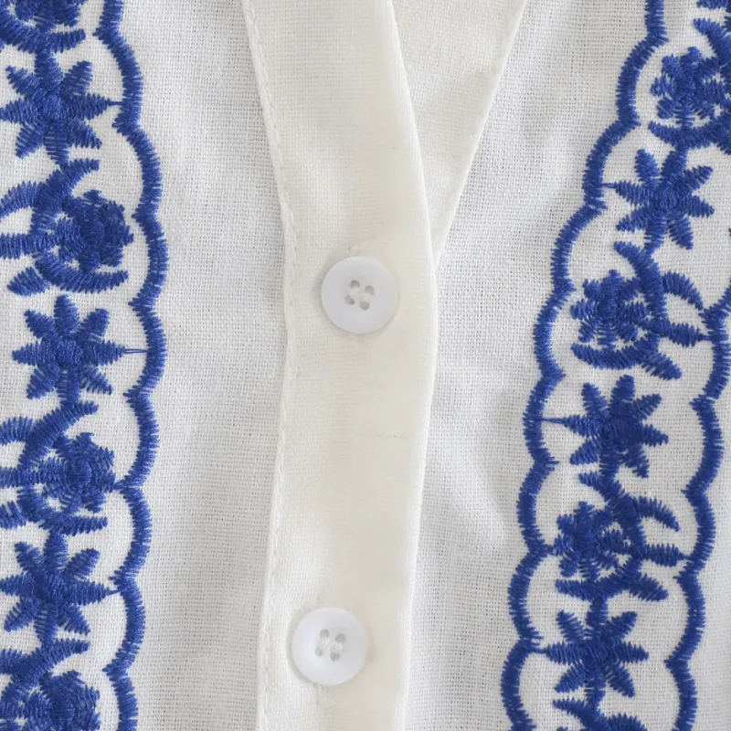 Bohemian Embroidered Outerwear Jacket