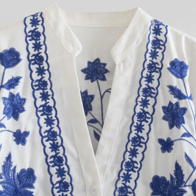 Bohemian Embroidered Outerwear Jacket
