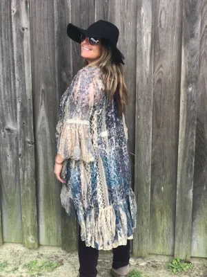 Bohemian Lace Cardigan Duster