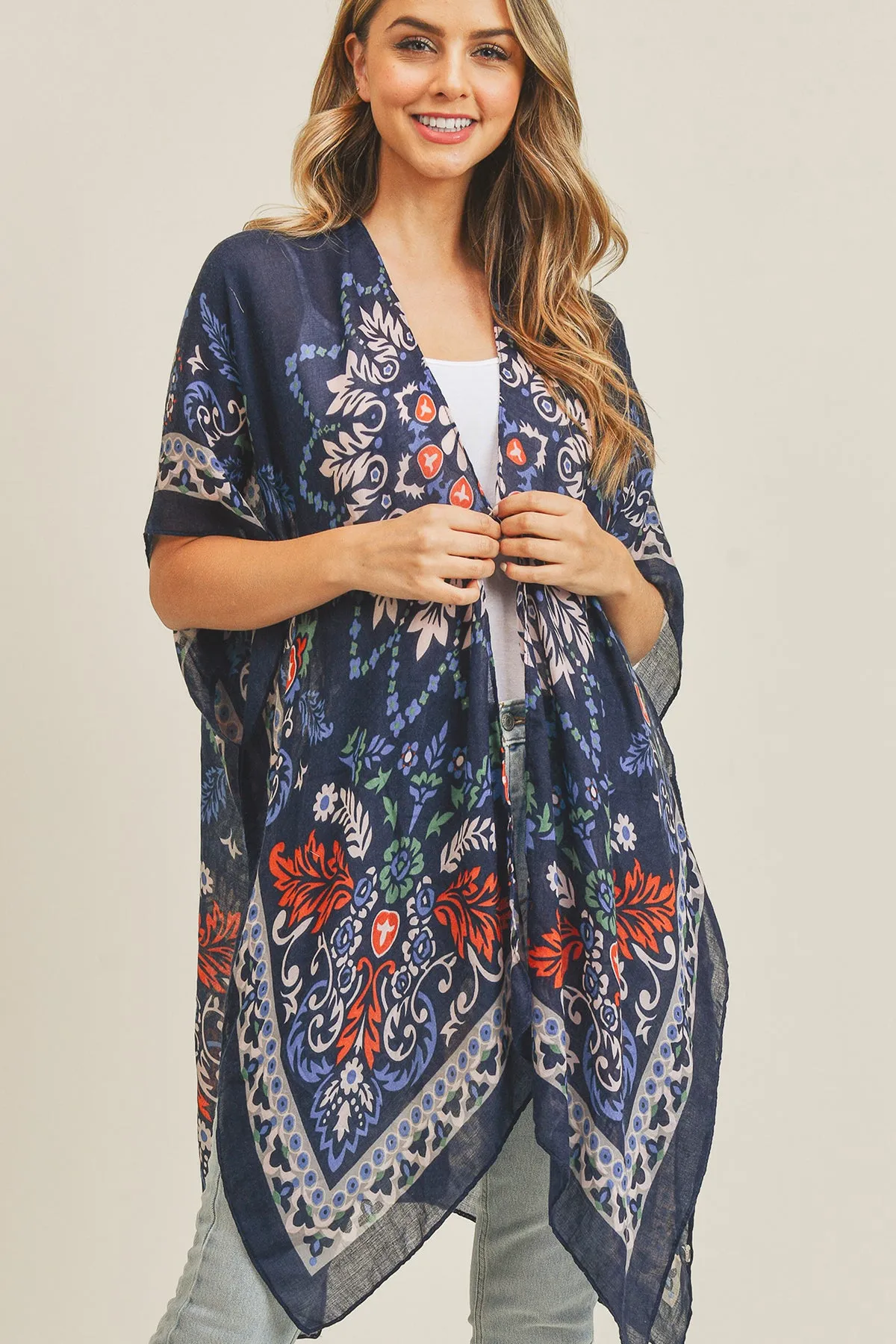 BOHEMIAN PRINT KIMONO