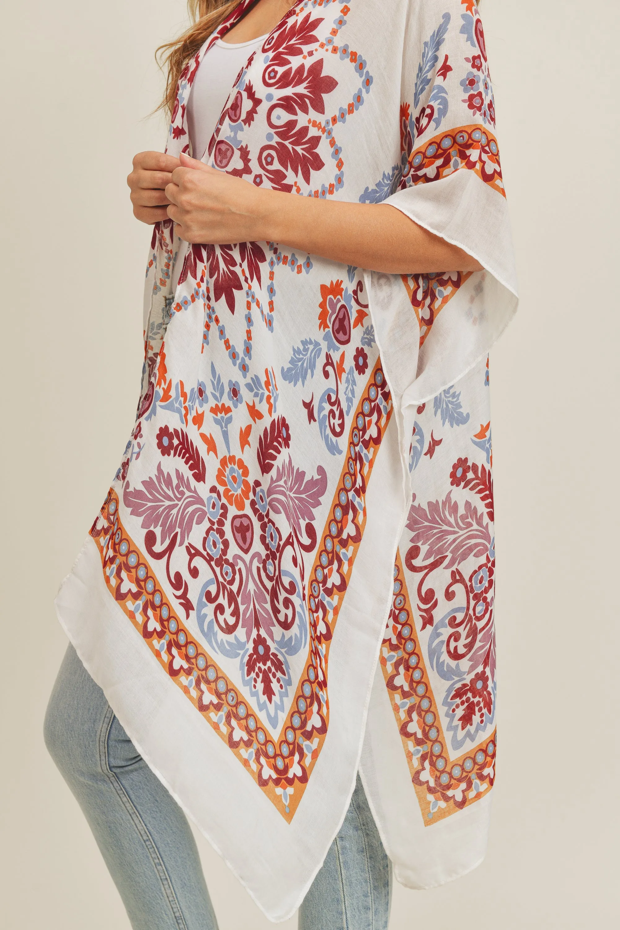 BOHEMIAN PRINT KIMONO