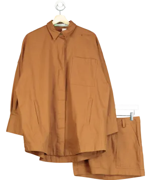 Bohemian Traders Brown Overshirt & Skirt Set UK S