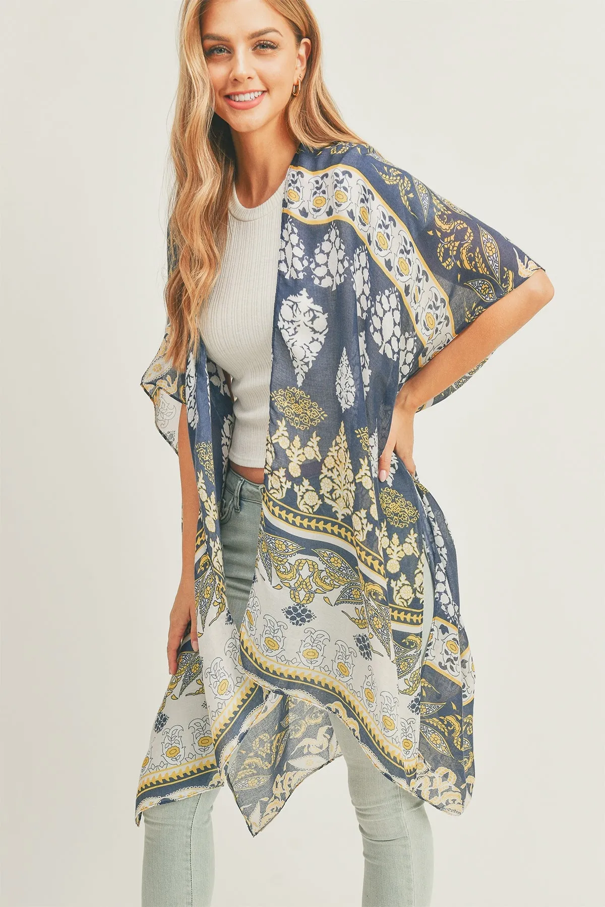 BOHO PRINT KIMONO