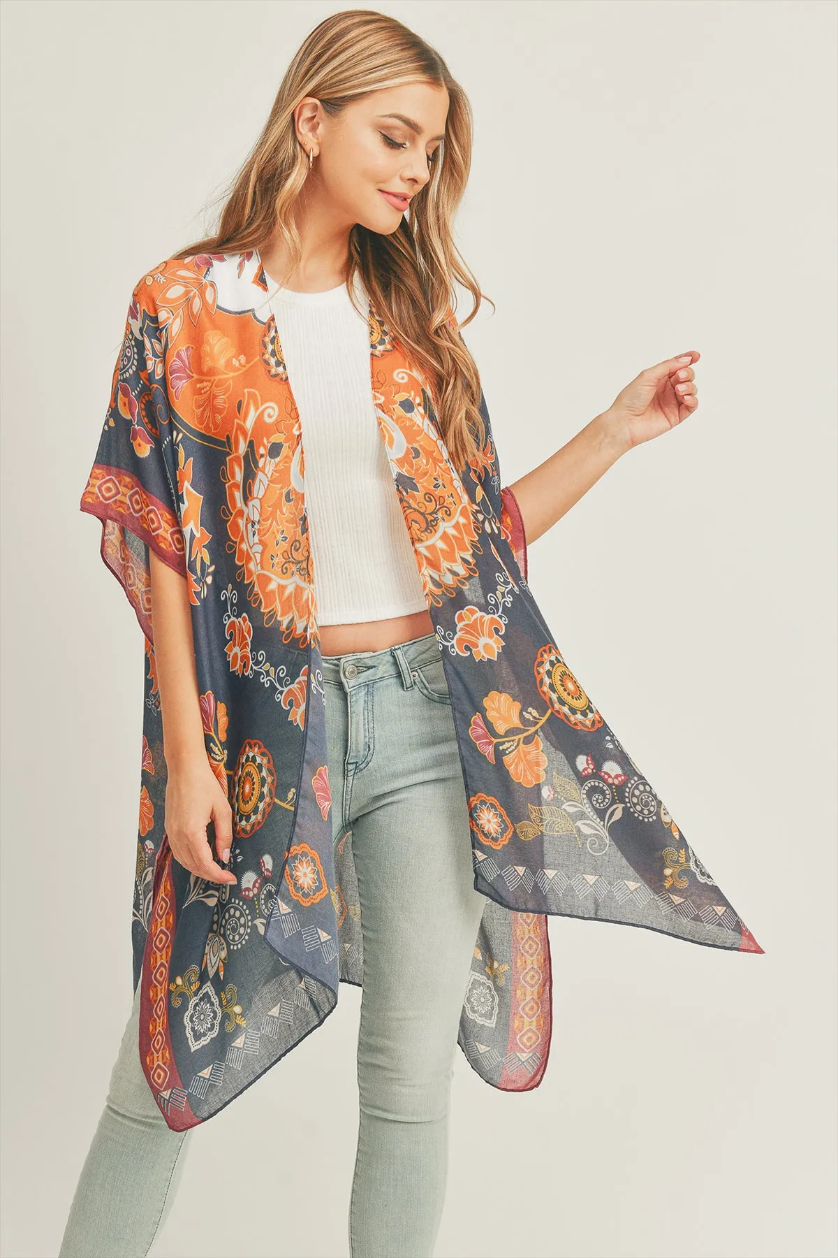 BOHO PRINT KIMONO