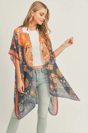 BOHO PRINT KIMONO