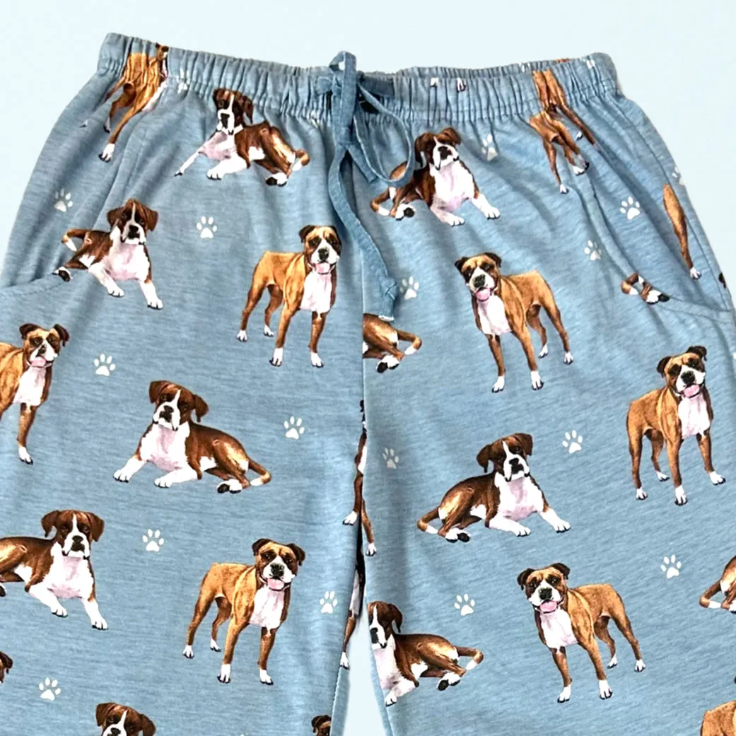 Boxer Pajama Bottoms - Unisex Cotton Blend PJs