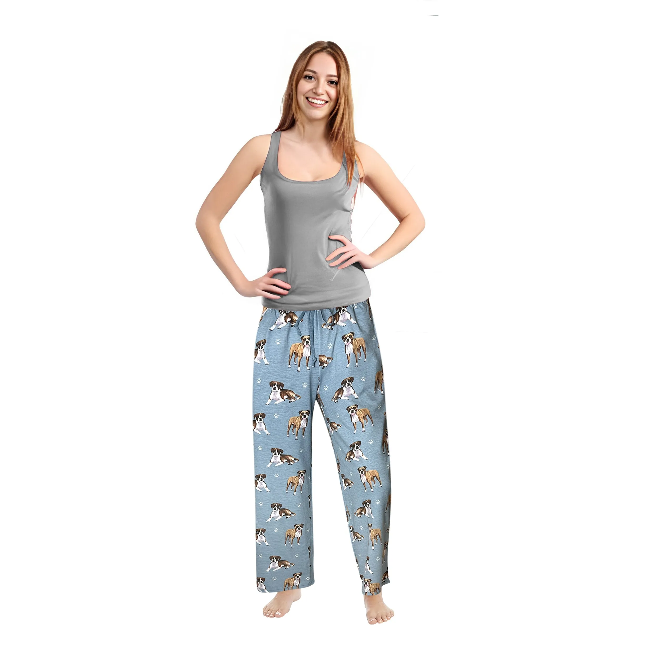 Boxer Pajama Bottoms - Unisex Cotton Blend PJs