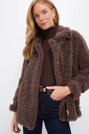 Brown Sherpa Giulia Jacket