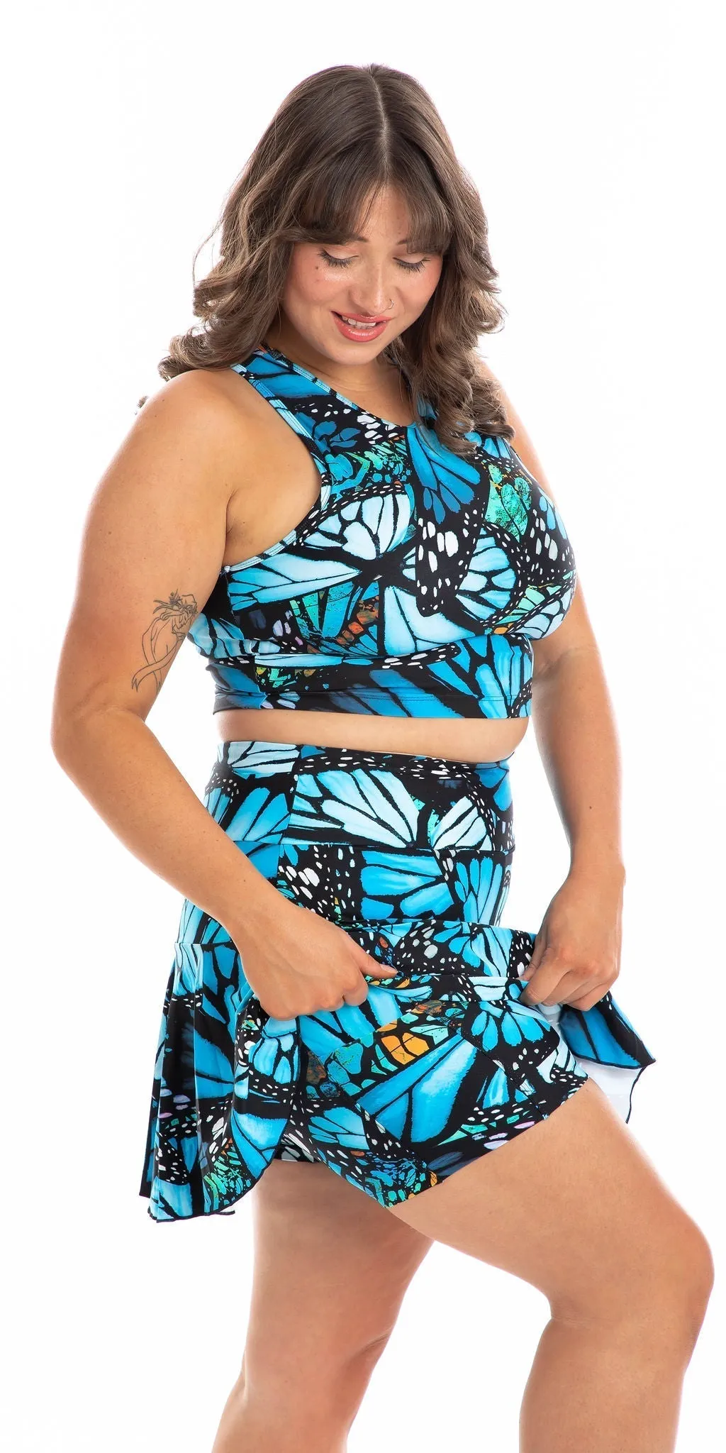 Butterfly Eco Crop Top