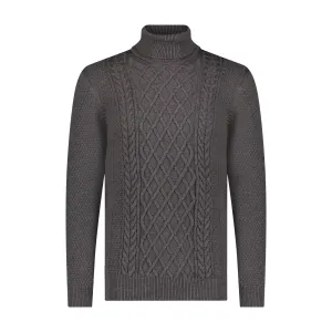 Cable Knit Turtleneck