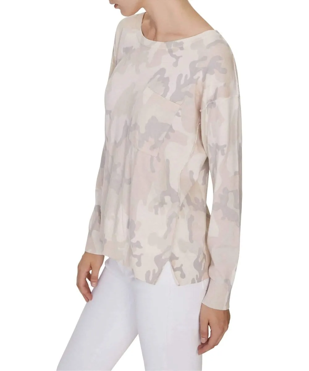 Camo One Pocket Sweater, Charm