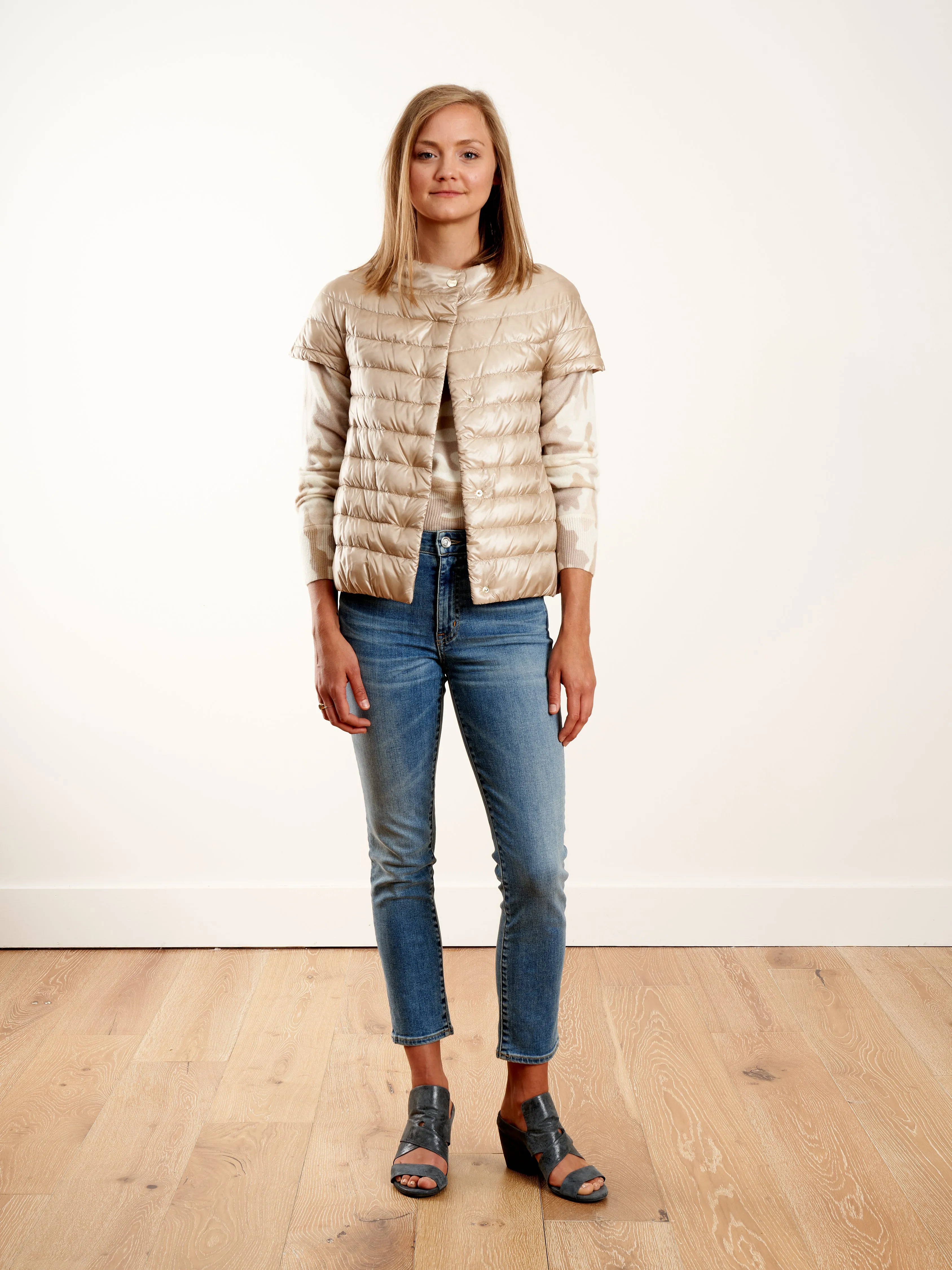 cap sleeve classic - light sand