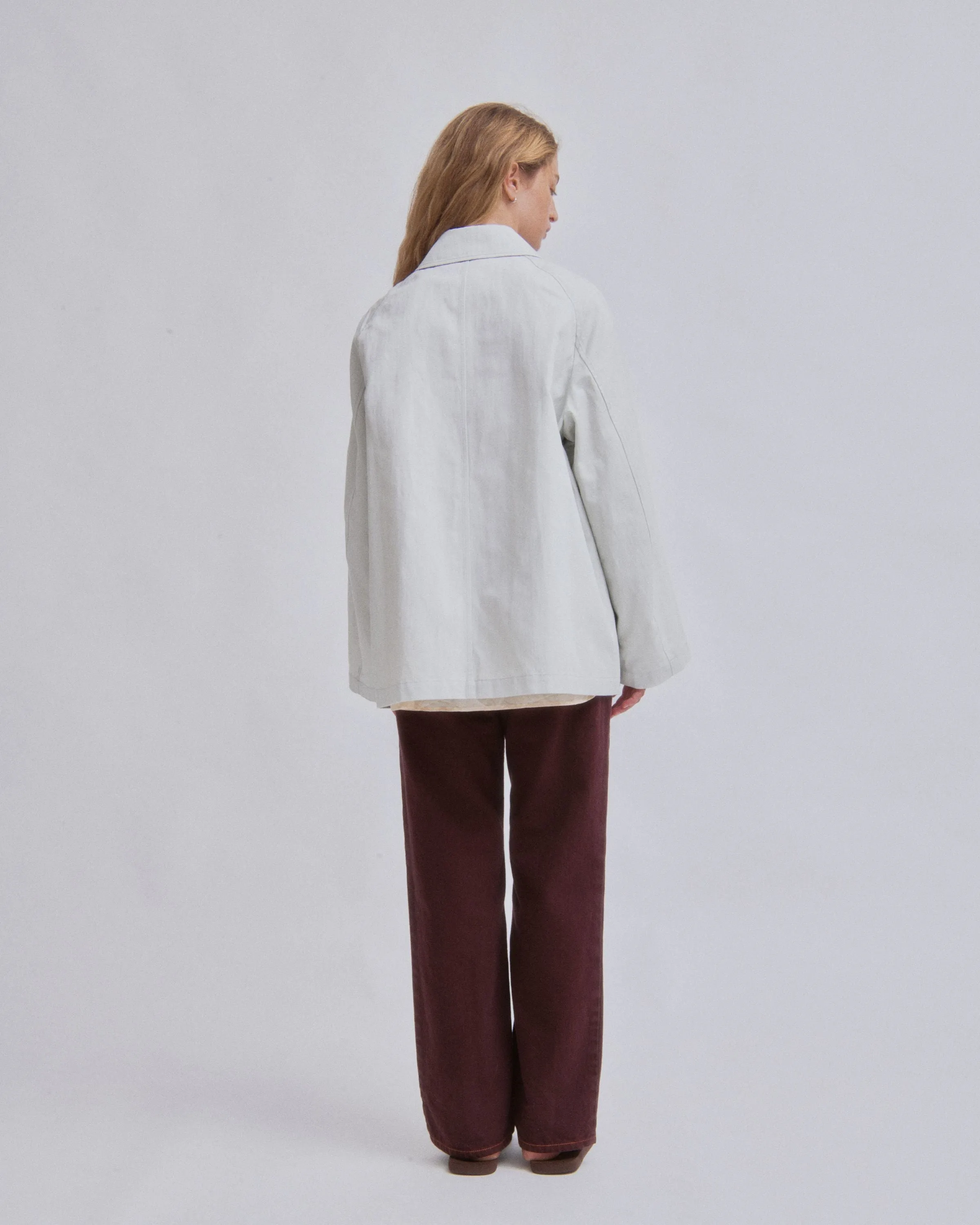 Car Coat in Mist