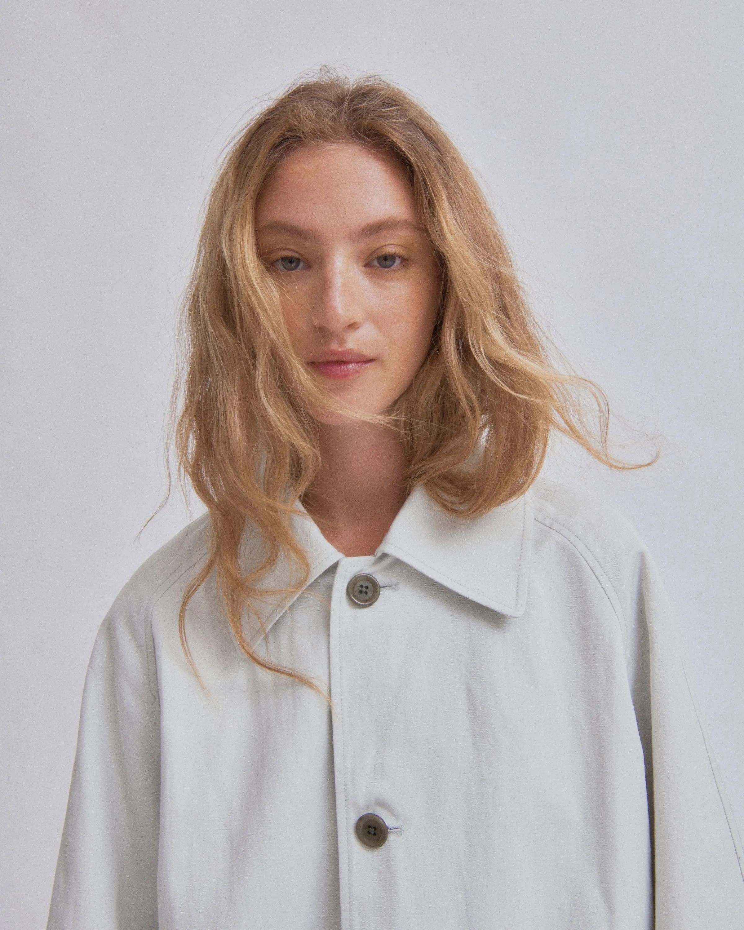 Car Coat in Mist