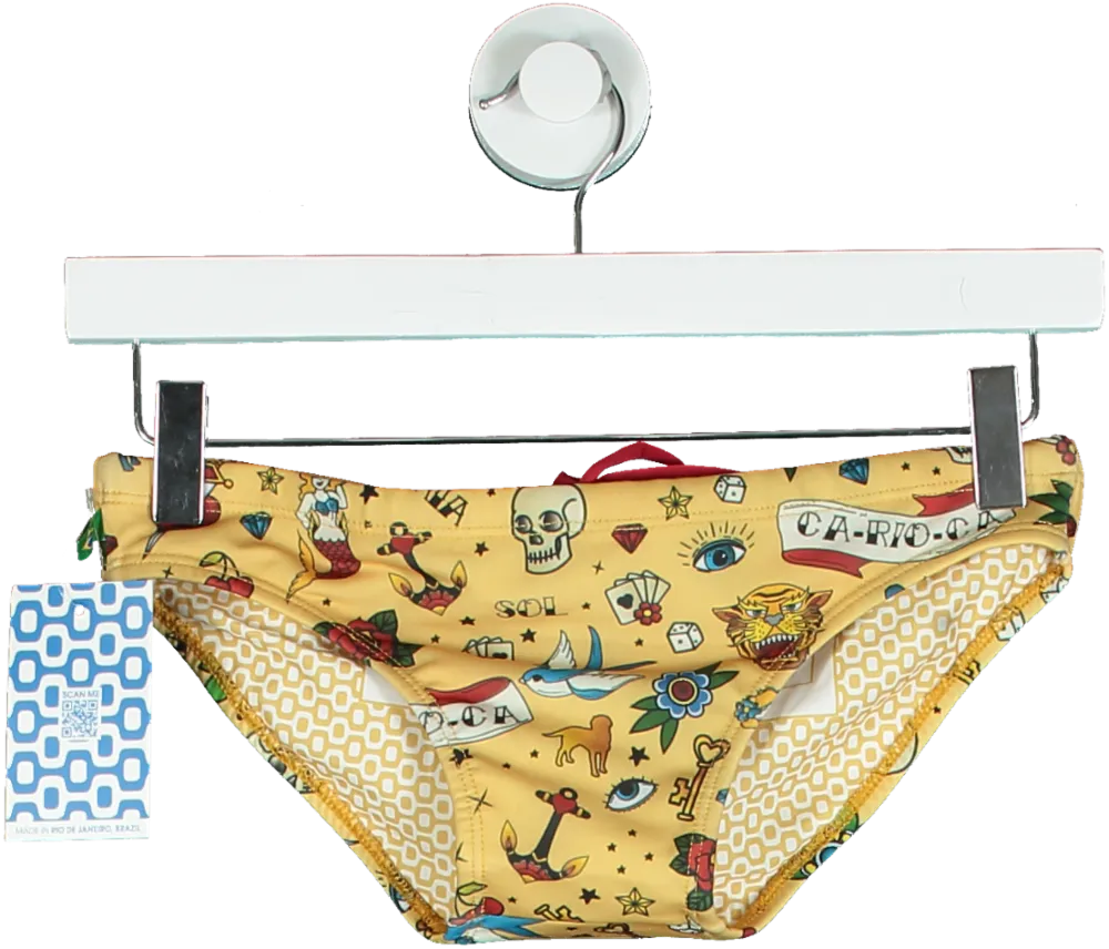 CARICOCA Yellow Bikini Bottom XS
