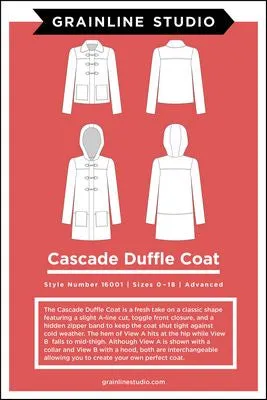 Cascade Duffle Coat Pattern --- Grainline Studio