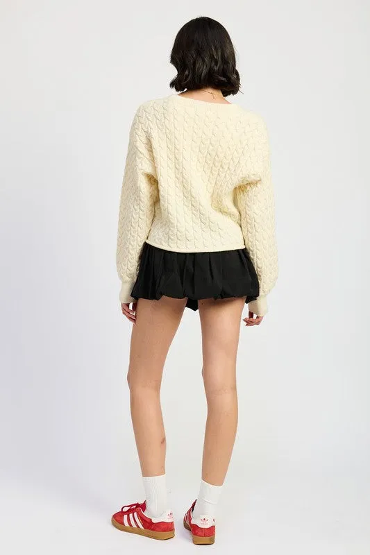Casey Cable Knit Sweater