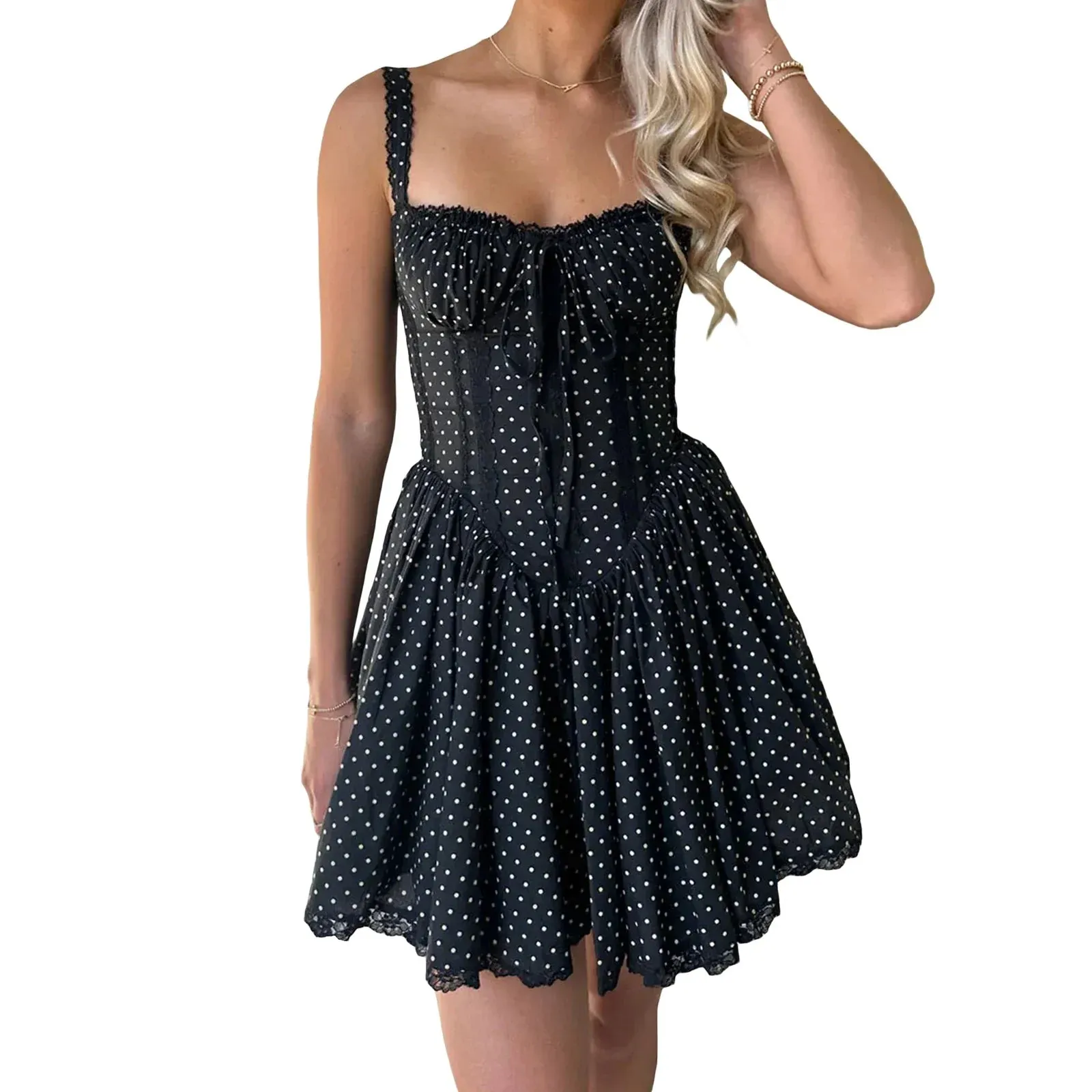 Casual Knitted Solid Color Long Sleeve Round Neck Ribbed Long Elegant Party Knit Casual Women's Dress