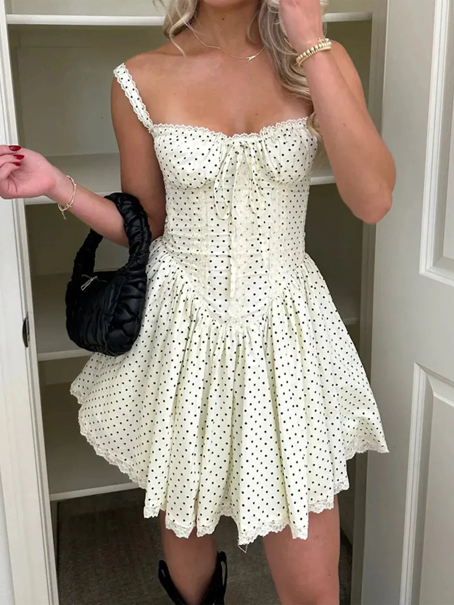 Casual Knitted Solid Color Long Sleeve Round Neck Ribbed Long Elegant Party Knit Casual Women's Dress